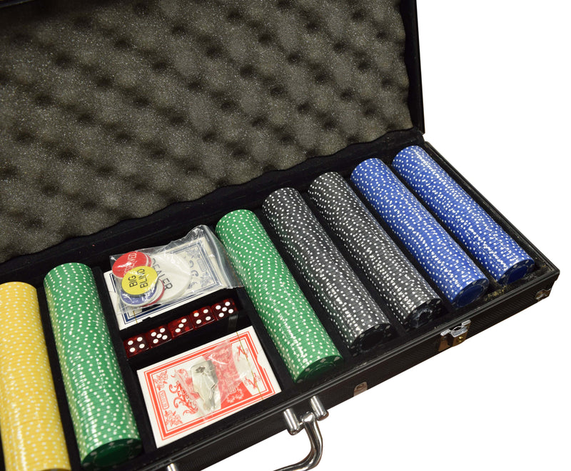 OTD 11.5 Gram Suited Black Case 500 Chip Set