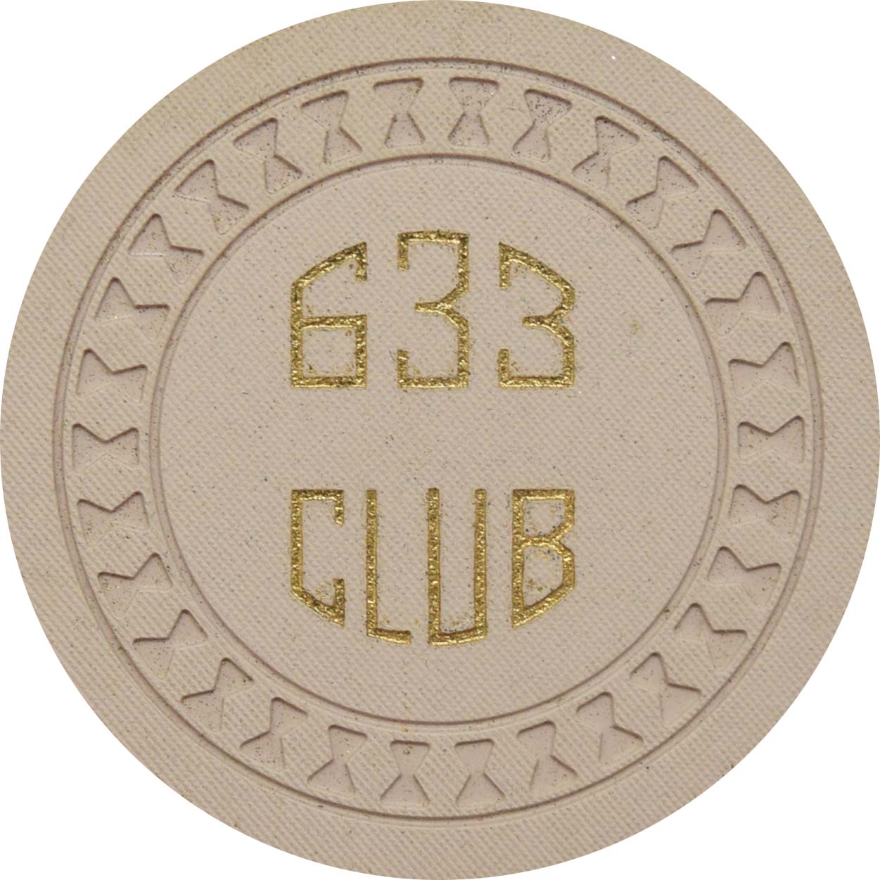 633 Club/Flamingo Club Illegal Casino Newport Kentucky No Cash Value Chip