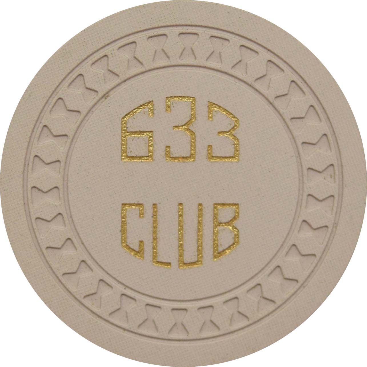 633 Club/Flamingo Club Illegal Casino Newport Kentucky No Cash Value Chip