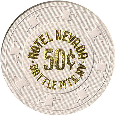 Hotel Nevada 50cent (beige) chip - Spinettis Gaming