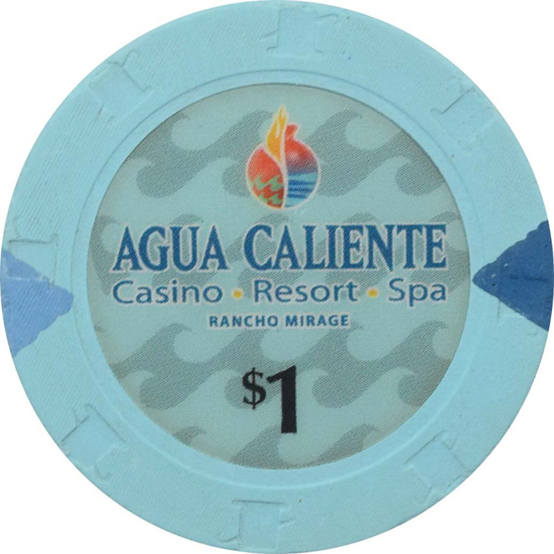 Agua Caliente Casino Rancho Mirage California $1 Chip