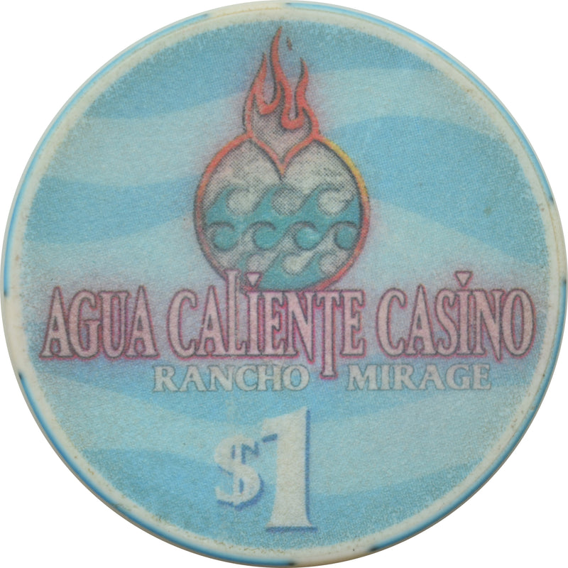 Agua Caliente Casino Rancho Mirage California $1 Chip