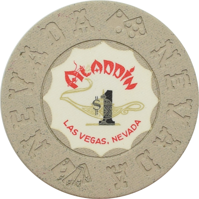 Aladdin Casino Las Vegas Nevada $1 Chip 1971