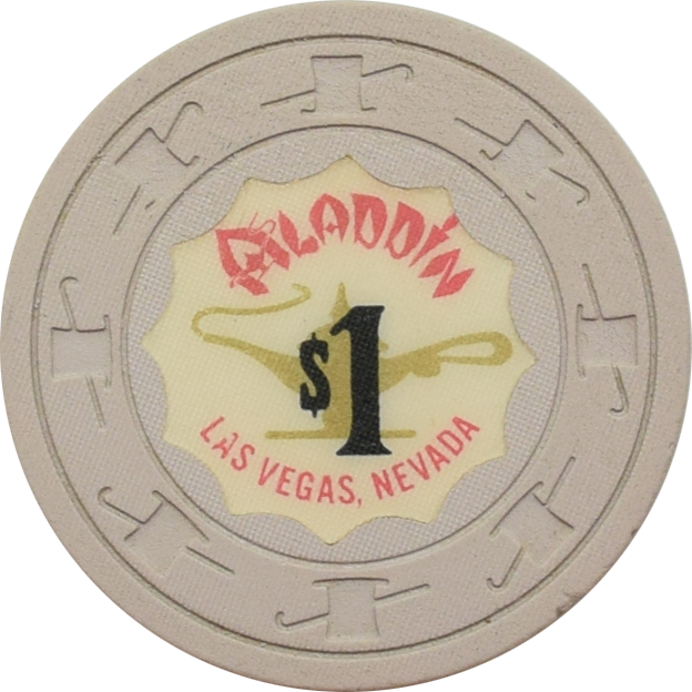 Aladdin Casino Las Vegas Nevada $1 Chip 1970