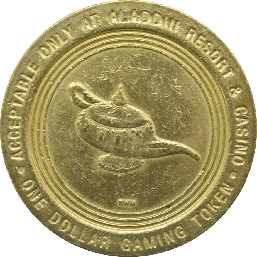 Aladdin Casino Las Vegas Nevada $1 Token 2000