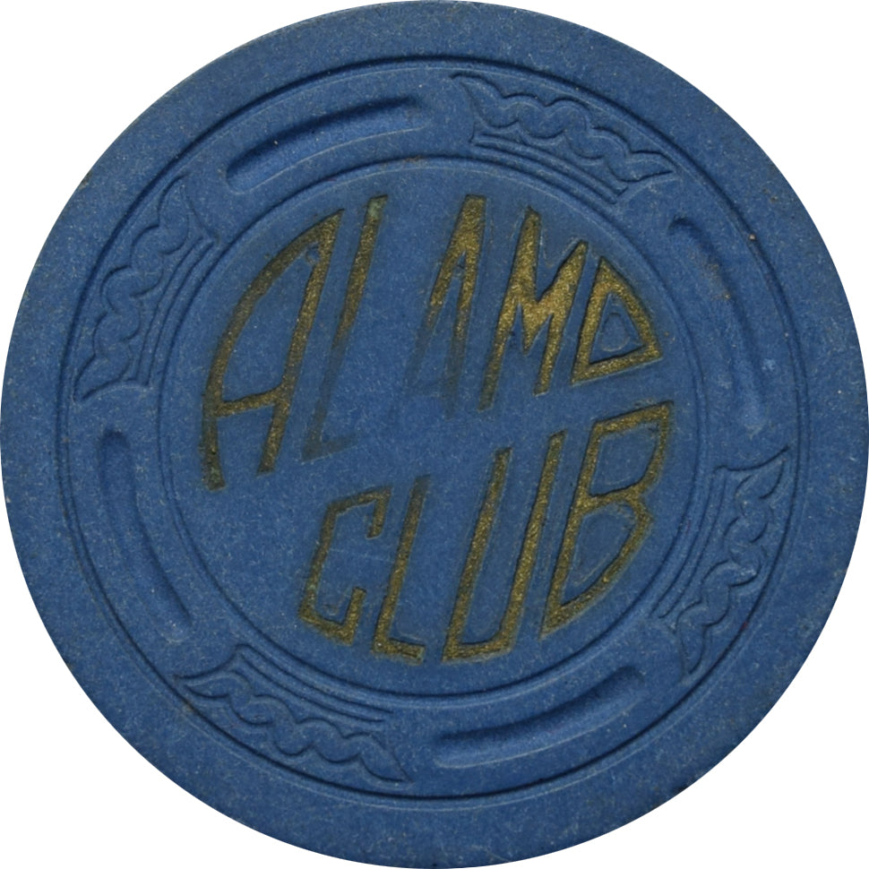 Alamo Club Casino Pioche Nevada $5 Chip 1948