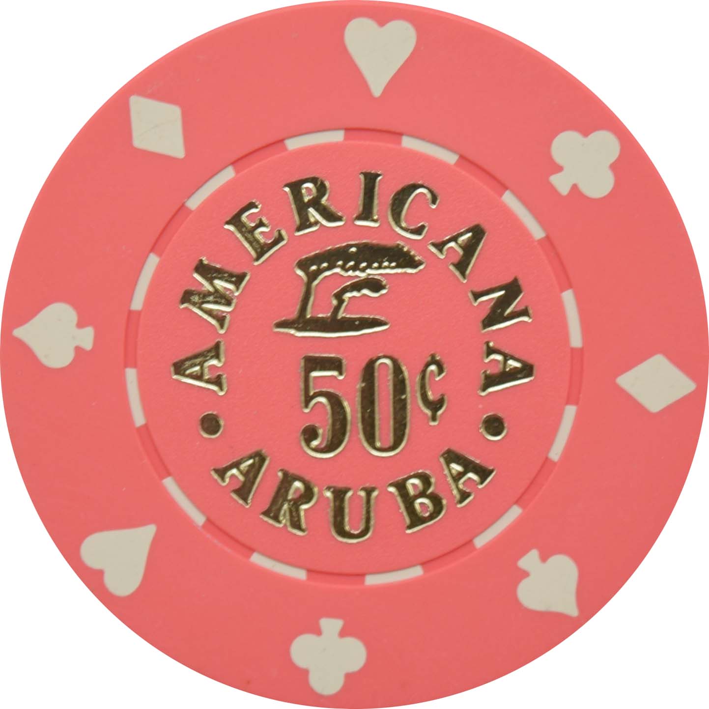 Americana Casino Palm Beach Aruba 50 Cent Chip