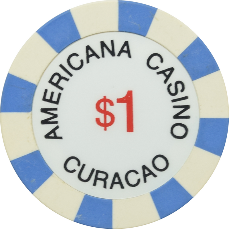 Americana Casino Otrabanda Curacao $1 Chip