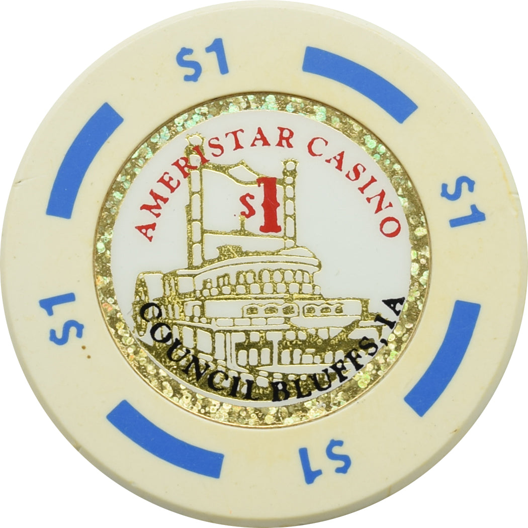 Ameristar Casino Council Bluffs IA $1 Chip