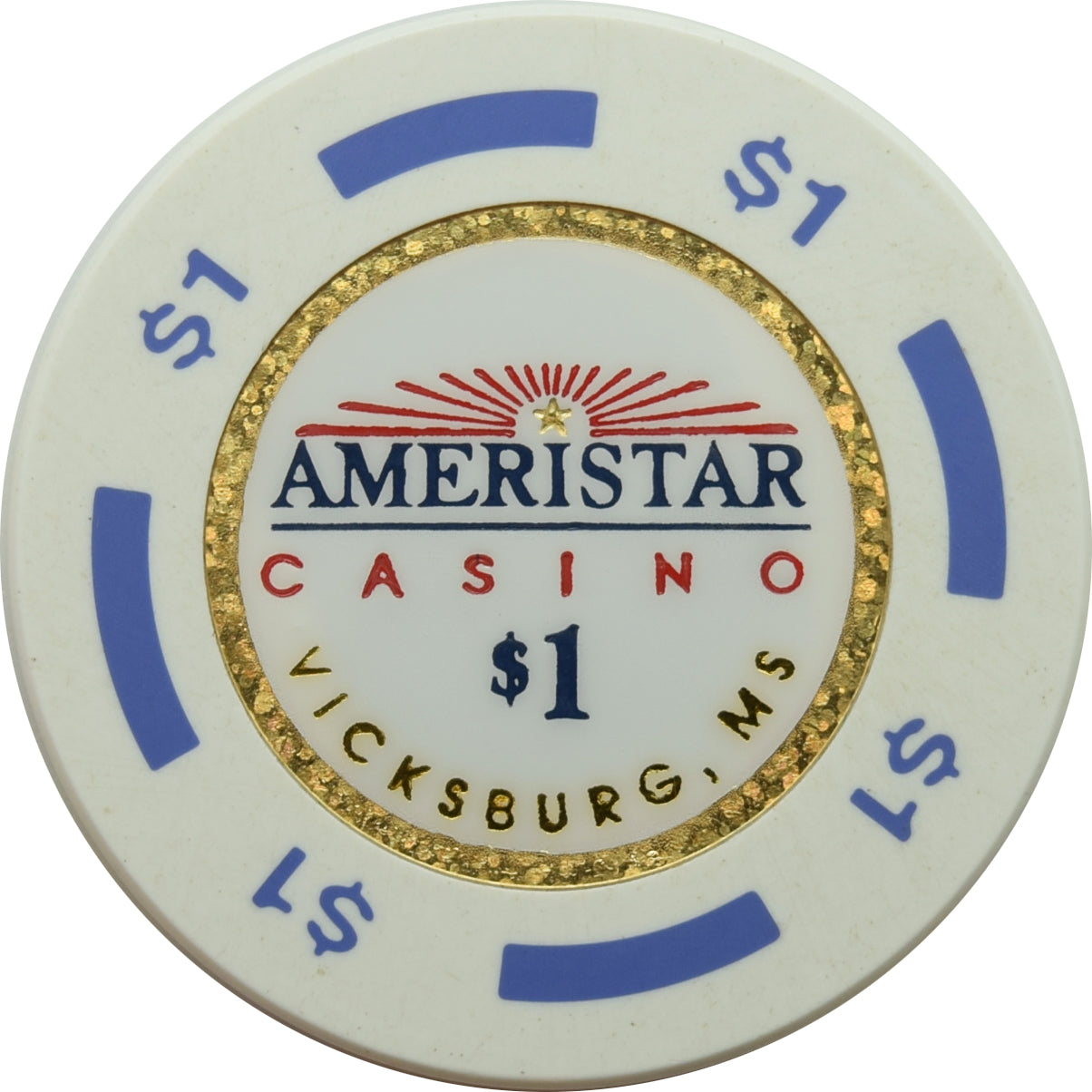 Ameristar Casino Vicksburg MS $1 Chip