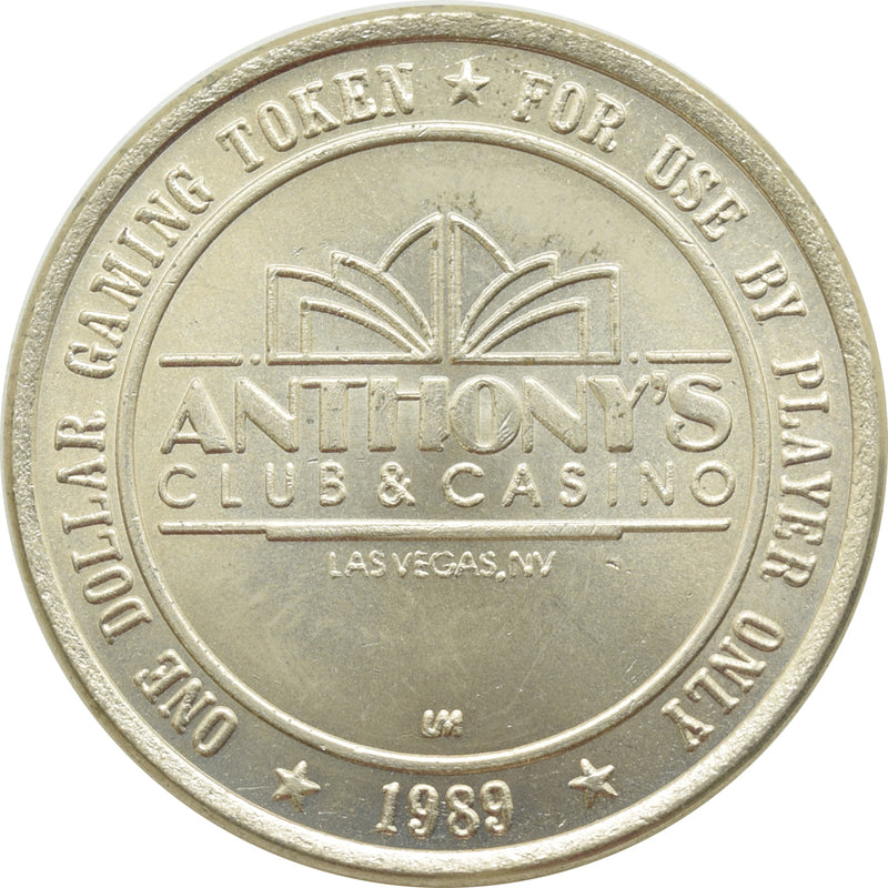 Anthony's Casino Las Vegas NV $1 Token 1989