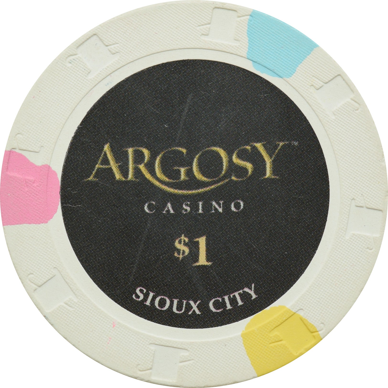 Argosy Casino Sioux City IA $1 Chip