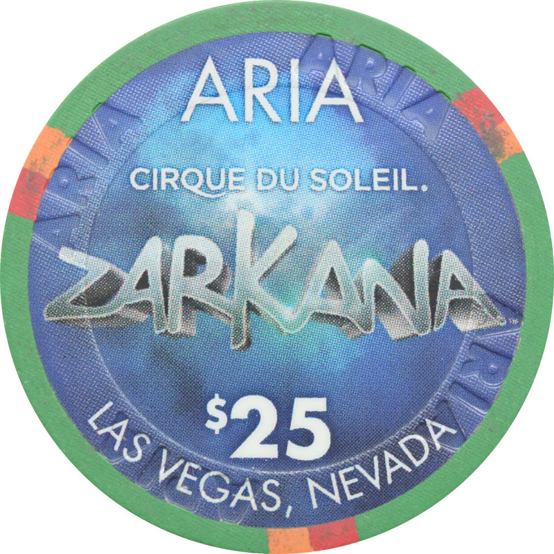 Aria Resort & Casino Las Vegas Nevada $25 Cirque du Soleil Zarkana Chip 2012