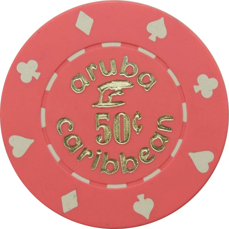 Aruba Caribbean Casino Palm Beach Aruba 50 Cent Chip