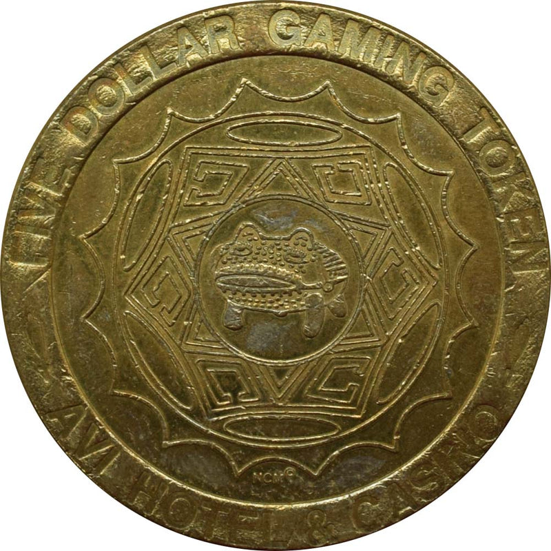 AVI Casino Laughlin Nevada $5 Token 1995