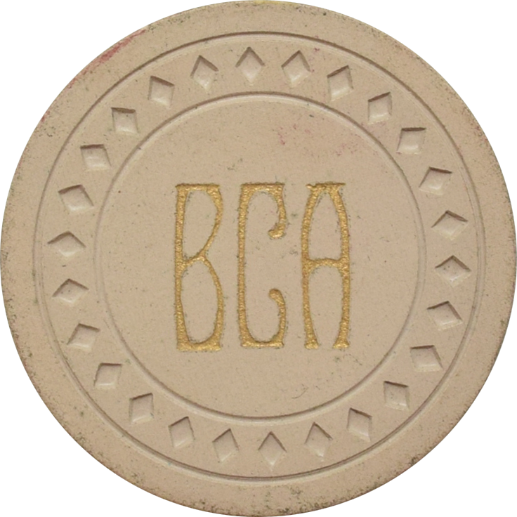 Belvedere Club Illegal Casino Hot Springs Arkansas BCA Diamond 1 Chip