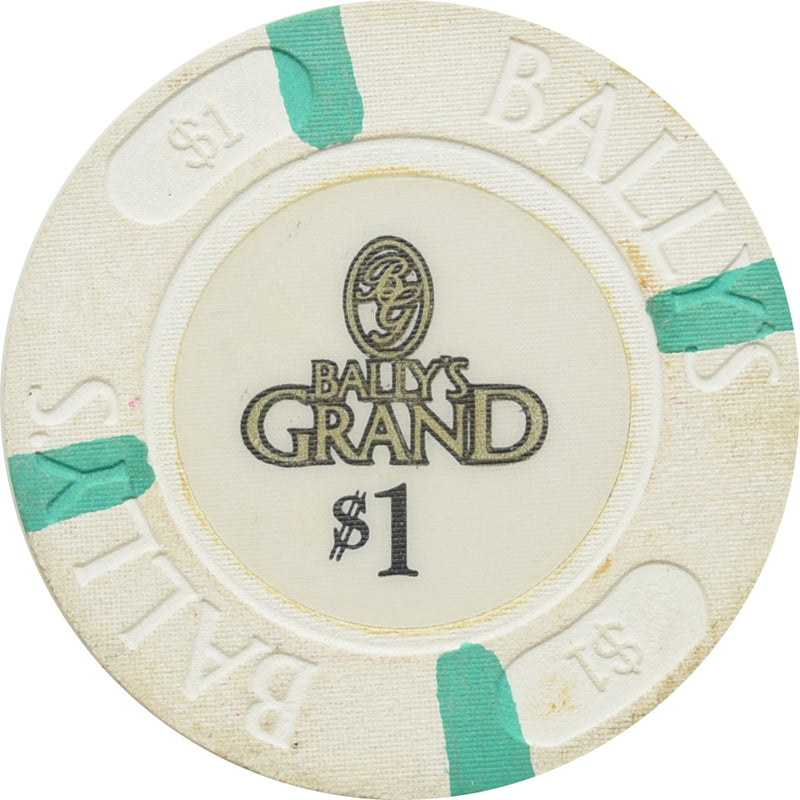 Bally's Grand Casino Atlantic City NJ $1 Chip