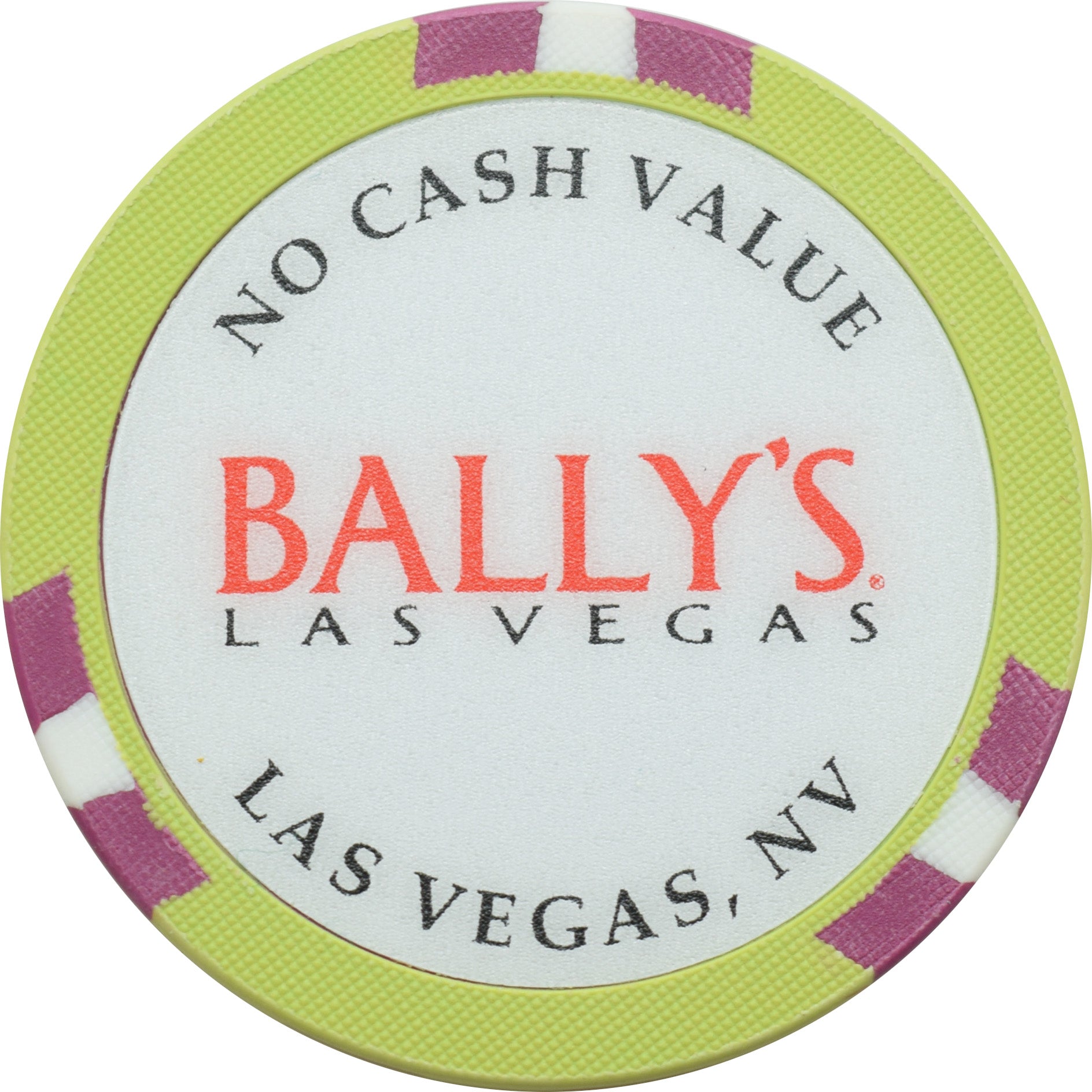 Bally's Casino Las Vegas Nevada Let it Ride 25 NCV Chip 1996