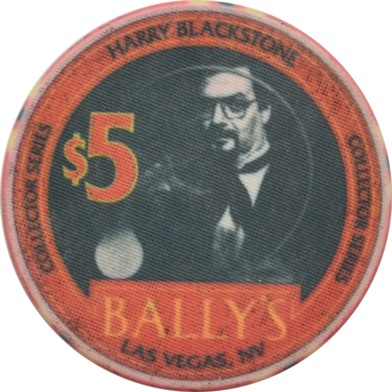 Bally's Casino Las Vegas Nevada $5 Harry Blackston Chip 1995