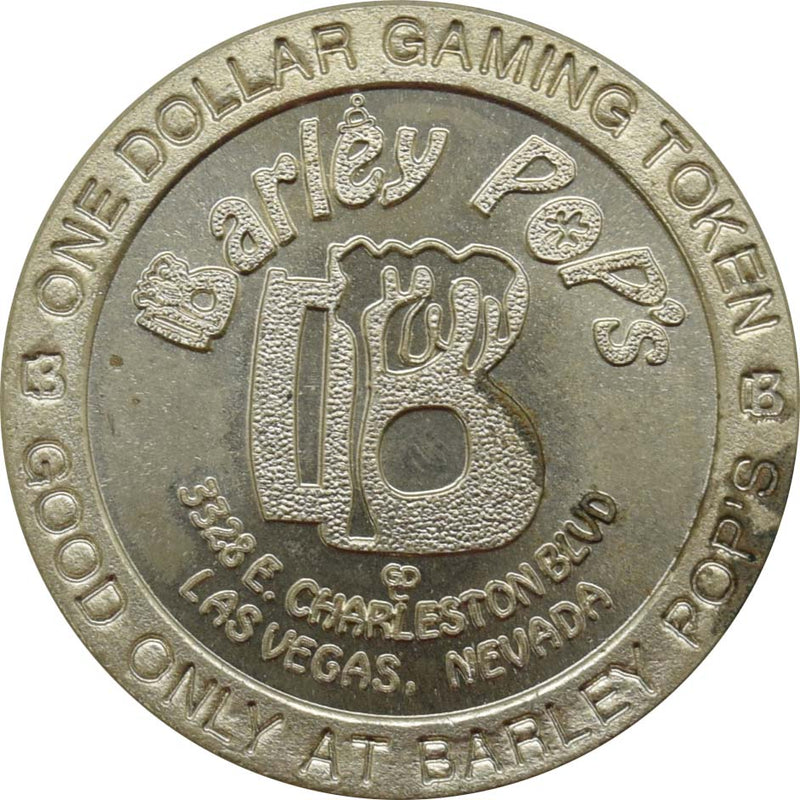 Barley Pop's Las Vegas Nevada $1 Token 1996