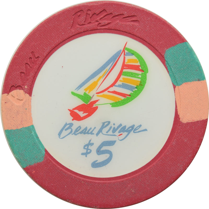 Beau Rivage Casino Biloxi MS $5 Chip