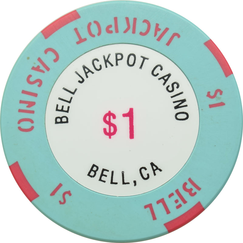 Bell Jackpot Casino Bell California $1 Chip