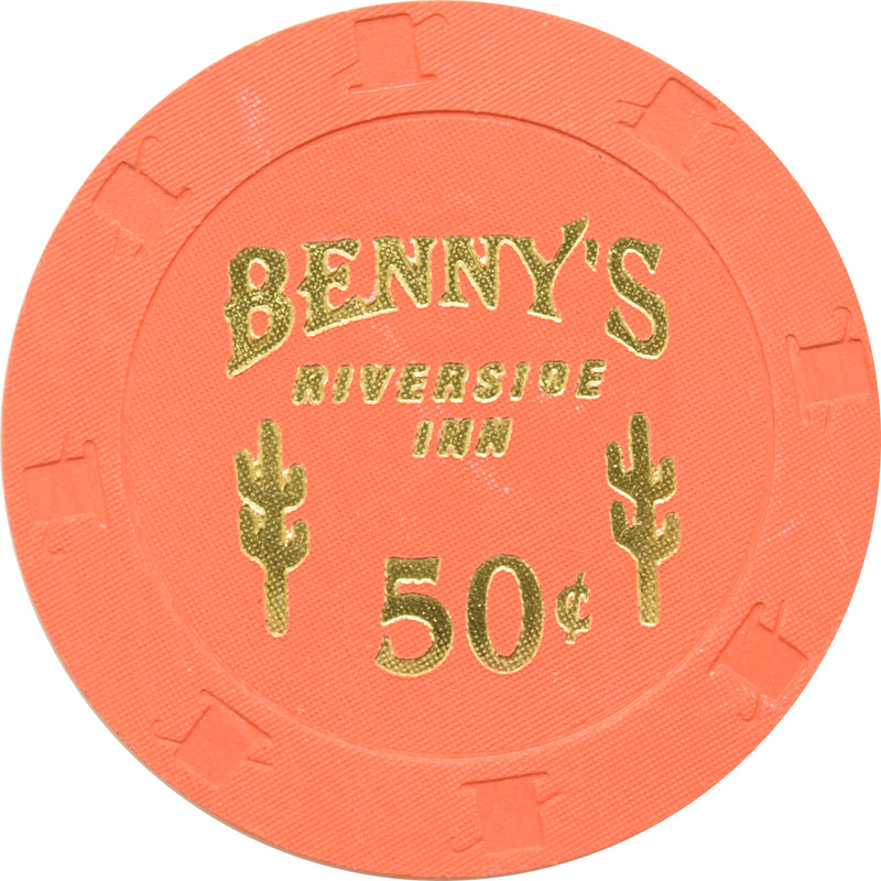 Benny's Riverside Inn Casino Tukwila Washington 50 Cent Chip