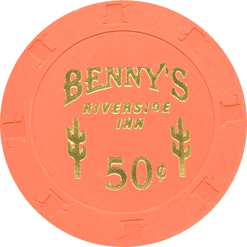 Benny's Riverside Inn Casino Tukwila Washington 50 Cent Chip