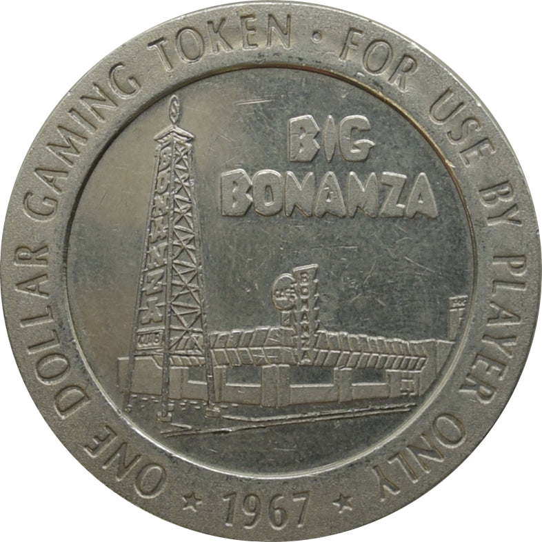 Big Bonanza Casino $1 Token N. Las Vegas Nevada 1967