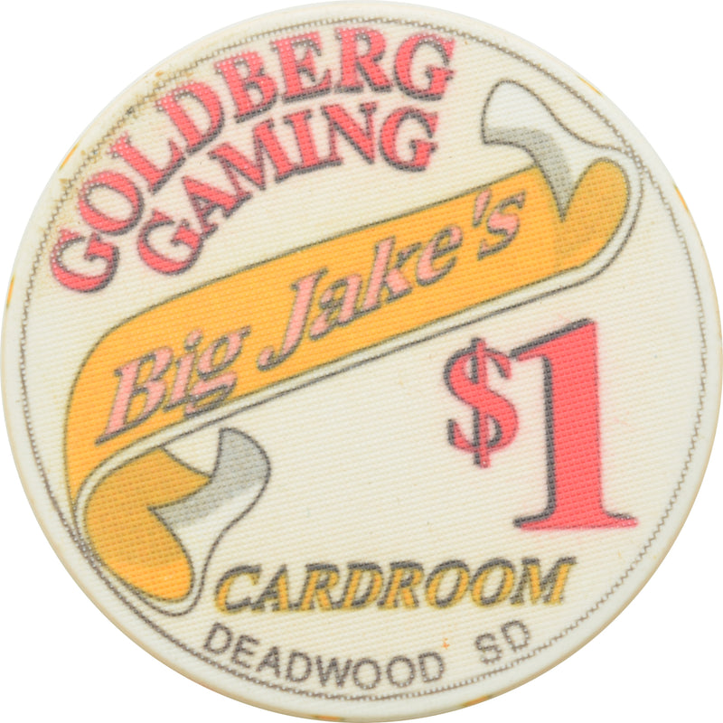 Goldberg Gaming (Big Jake's) Casino Deadwood South Dakota $1 Chip