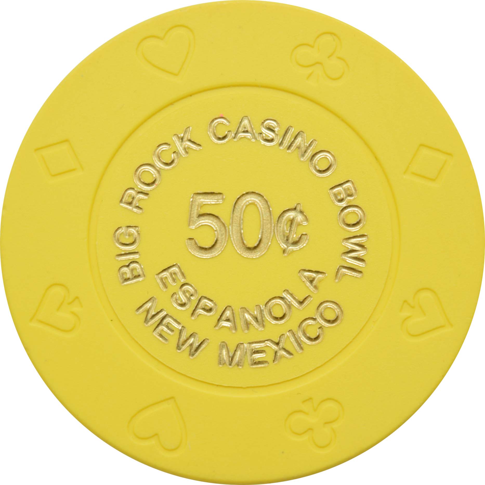 Big Rock Casino Bowl Espanola New Mexico 50 Cent Chip