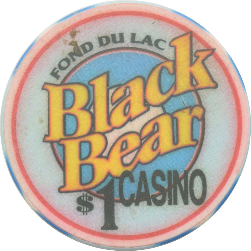 Black Bear Casino Carlton Minnesota $1 Chip