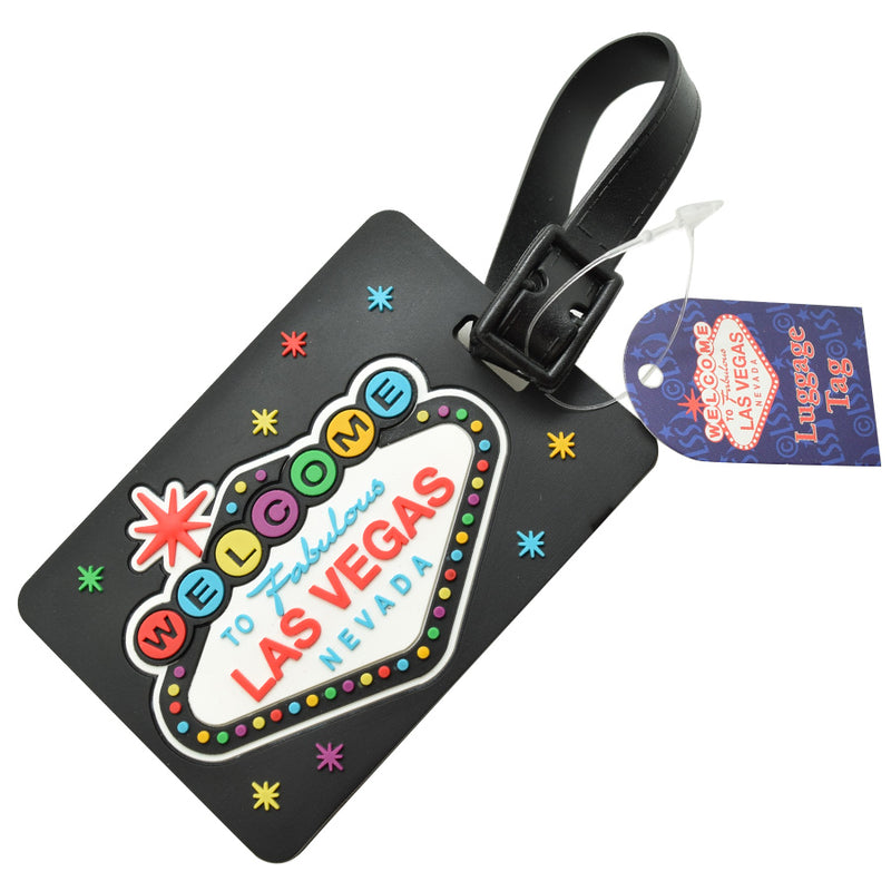 Las Vegas Sign Luggage Tag Various Colors