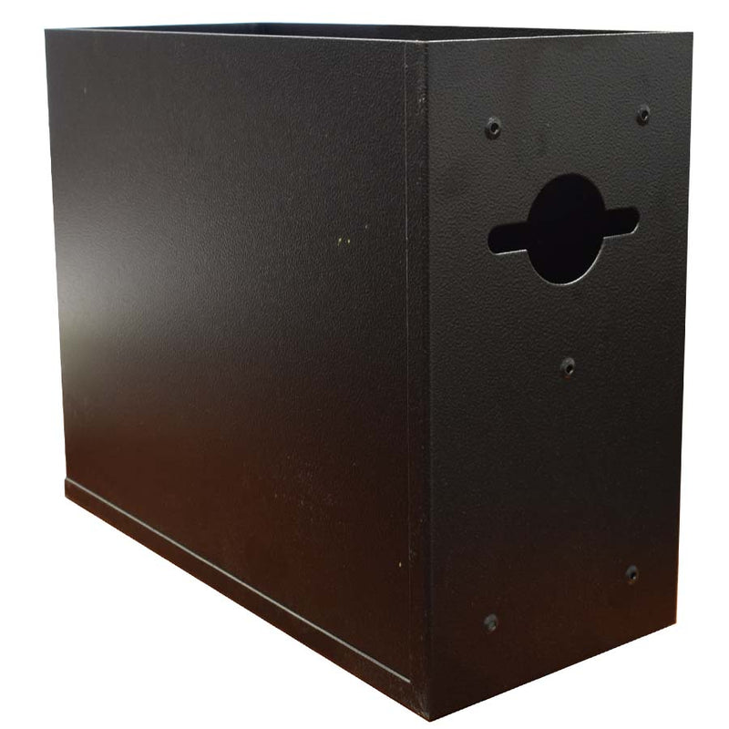 Black Oversized Slim Line Drop Box Shield (12” x 5¾” x 15”)