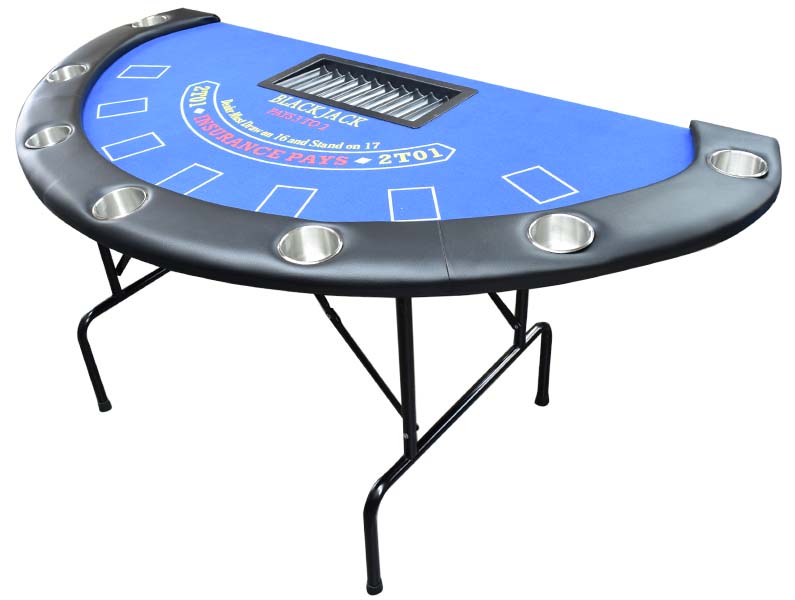 71'' Blackjack Table With Folding Legs