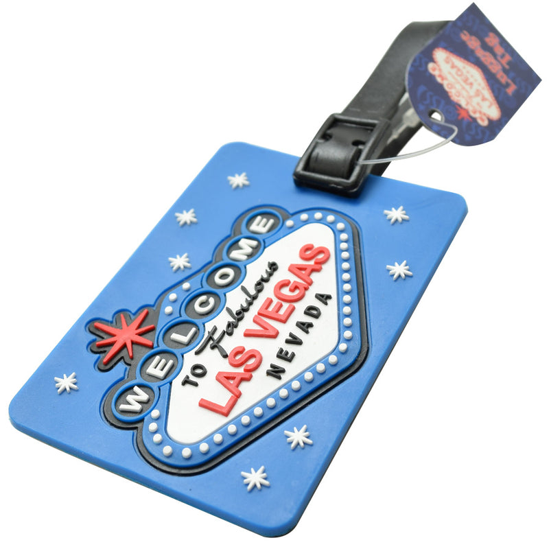 Las Vegas Sign Luggage Tag Various Colors