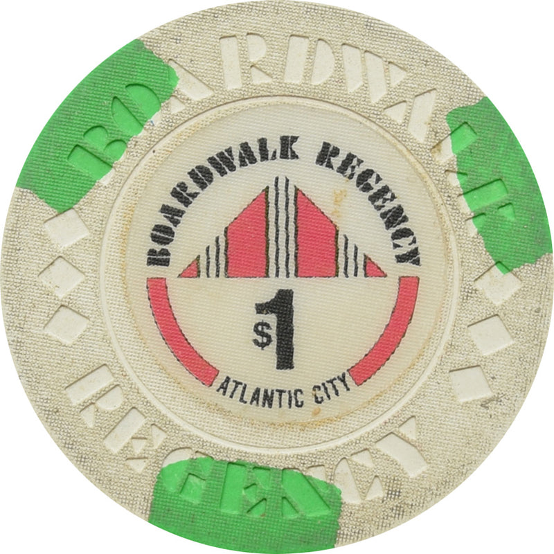 Boardwalk Regency Atlantic City NJ $1 Chip