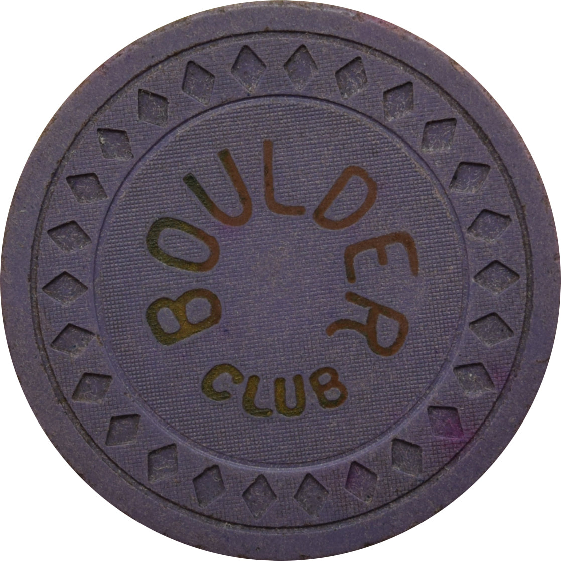 Boulder Club Casino Las Vegas Nevada 25 Cent Chip 1930s