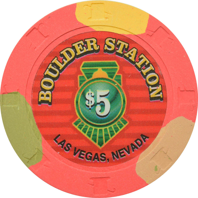 Boulder Station Casino Las Vegas NV $5 Chip 2005