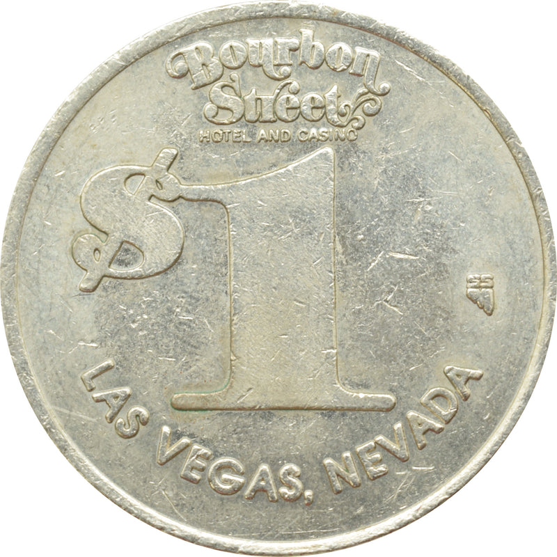 Bourbon Street Casino Las Vegas Nevada $1 Token 1988