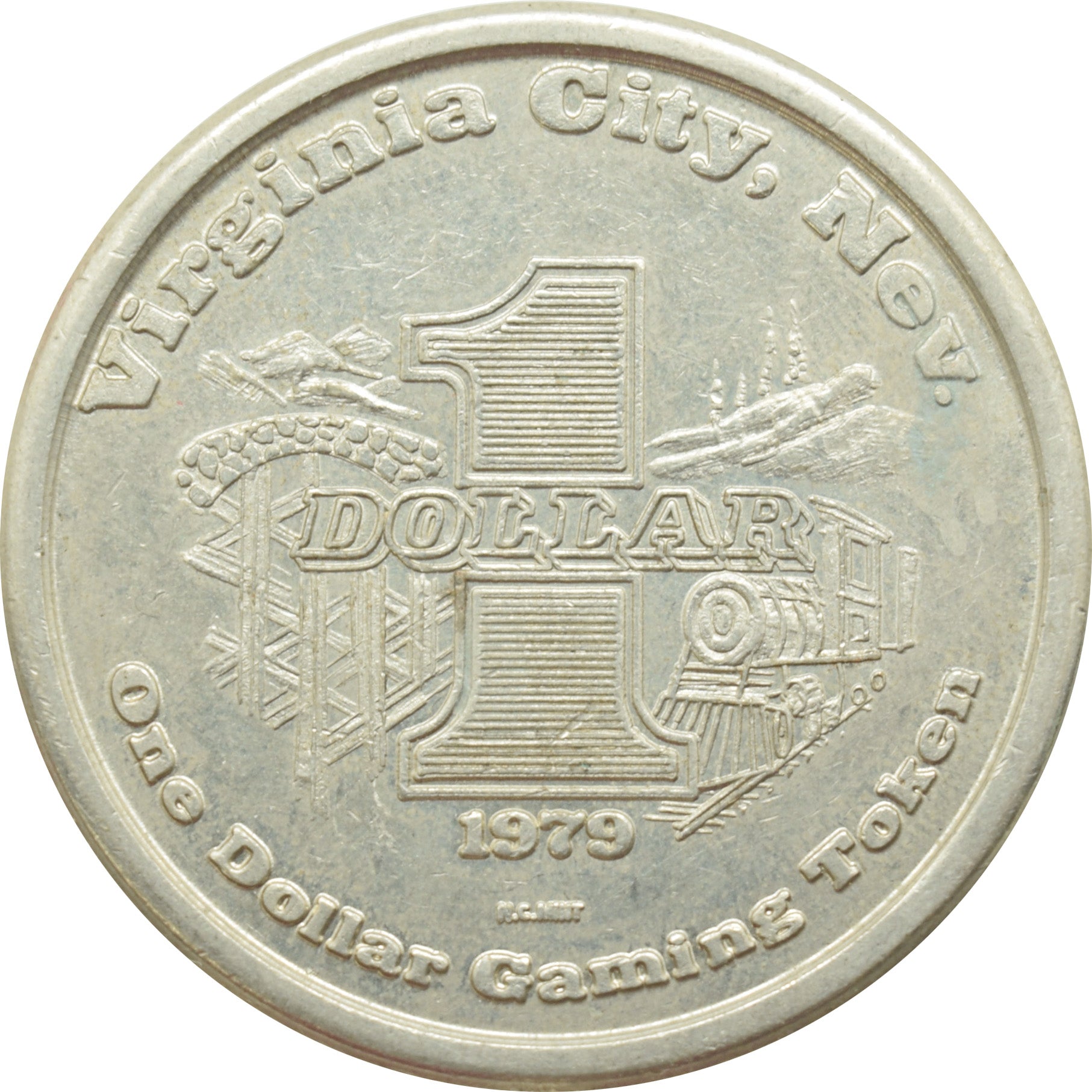 Bucket of Blood Casino Virginia City NV $1 Token 1979