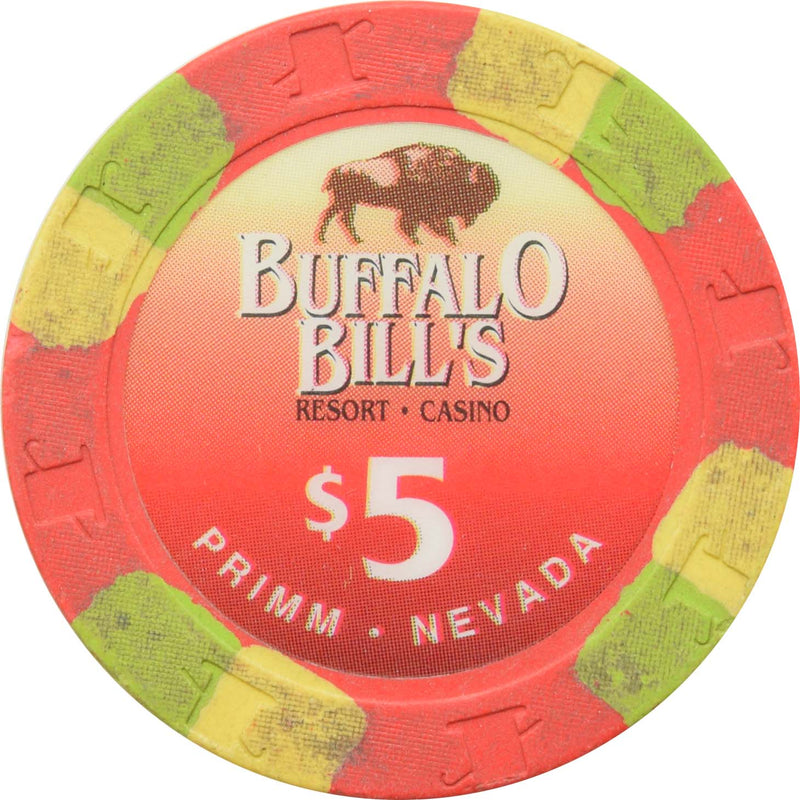 Buffalo Bills Casino Primm Nevada $5 Chip 1997