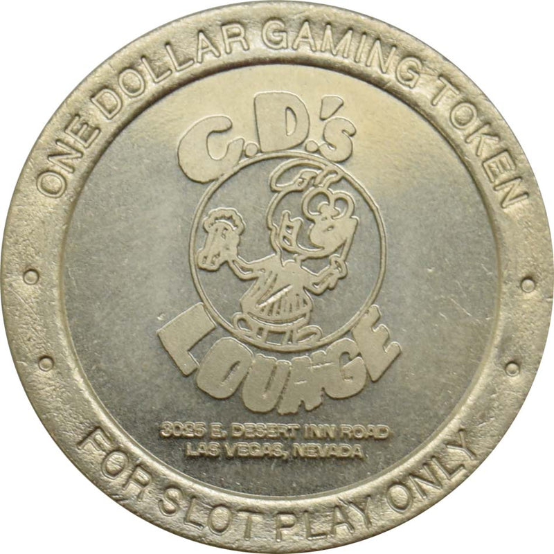 C.D.'s Lounge Las Vegas Nevada $1 Token 1991