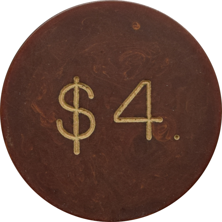 CM (Circulo Militar) Casino Havana Cuba $4 Chip