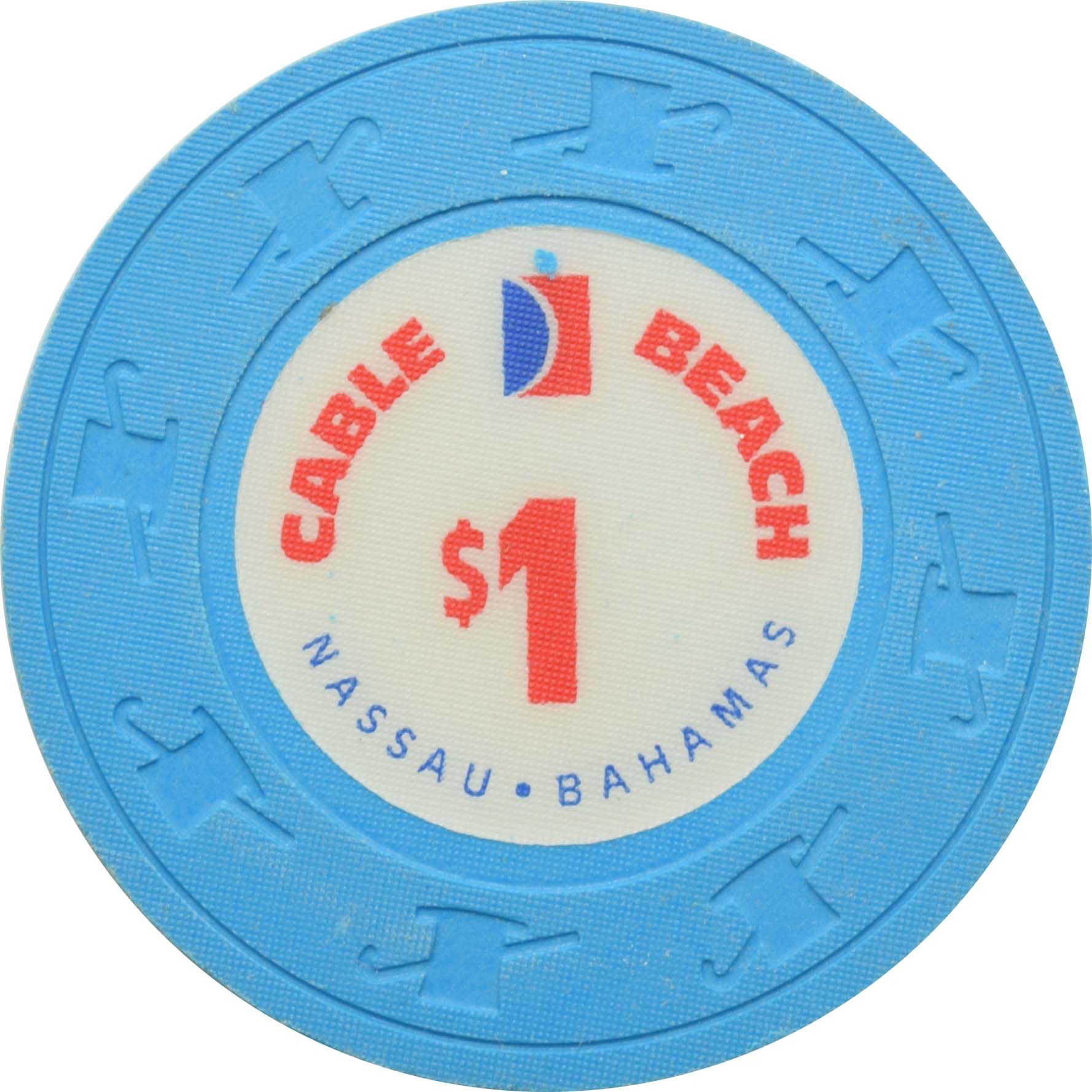 Cable Beach Casino Nassau Bahamas $1 Chip