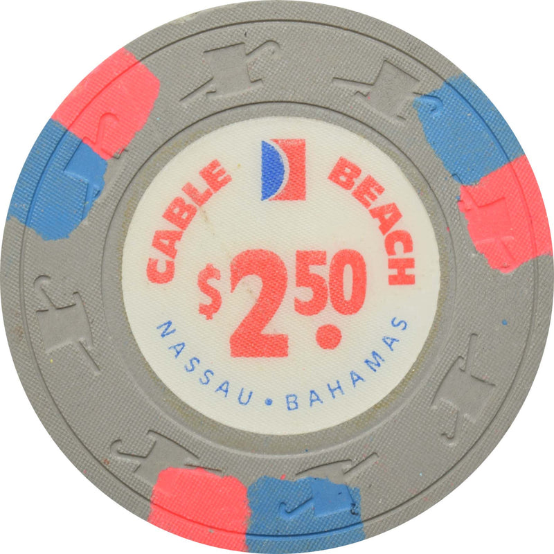 Cable Beach Casino Nassau Bahamas $2.50 Chip