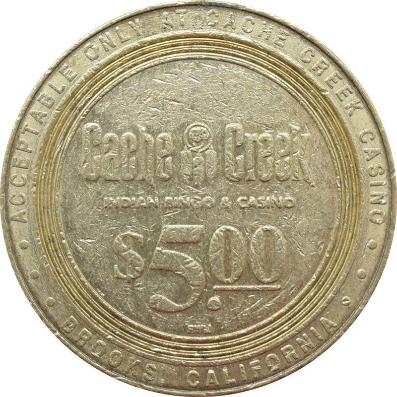 Cache Creek Casino Brooks California $5 Token