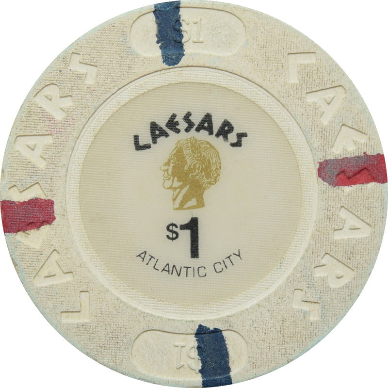 Caesars Casino Atlantic City New Jersey $1 Chip