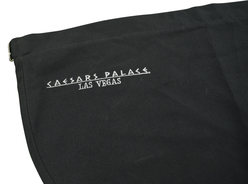 Caesars Palace Casino Las Vegas Nevada Black Dealer Apron