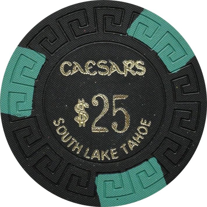 Caesars Inn Casino Lake Tahoe Nevada $25 Chip 1969